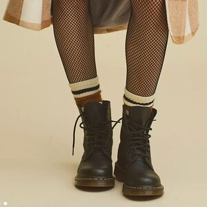 Dr Marten’s Black Leather Lace-Up Boots